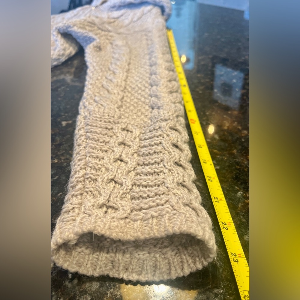 ARAN CRAFTS IRELAND HOODED ZIP CARDIGAN XS - Picture 9 of 9